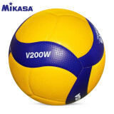 MIKASA 米卡萨排球5号比赛沙滩青少年学生排球PU材质排球室内外通用排球 V200W