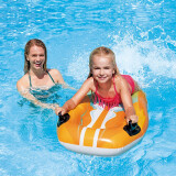 INTEX火烈鸟游泳圈玩具成人儿童水上玩具坐骑独角兽泳池充气浮床 骑士踢板【脚泵】