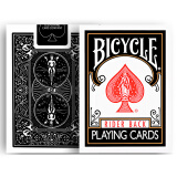 BICYCLE单车扑克牌 魔术花切纸牌 美国进口 宽版经典款黑色