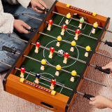 儿童桌面足球机玩具木质游戏桌上玩具室内家庭亲子互动游戏双人对战踢足球小学初中生女孩男孩生日礼物
