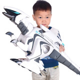 【超大号可编程】电动遥控恐龙玩具儿童智能仿真霸王龙跳舞大号机器人儿童玩具男孩套装