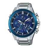 卡西欧casio edifice 艾迪菲斯男表太阳能蓝牙时间时尚钢带赛车手表