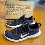 耐克（NIKE）【清货】Nike Free Rn 5.0 赤足 轻便舒适 休闲跑步鞋 CZ1884-001 黑色 43