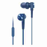 SONY SONY 索尼入耳式重低音立体声线控耳机 手机音乐运动耳麦 MDR-XB55AP 蓝【带麦】