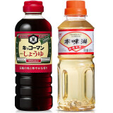 万字日本进口浓口酱油500ml 铃鹿味淋300ml国产寿喜锅寿喜烧汁