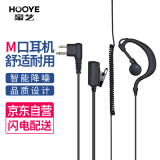 豪艺（HOOYE）HY-86(M) 对讲机耳机耳麦M口适配摩托罗拉A1D/A2D/A8i/C1200等