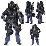 兵人1:6仿真1 /6比例swat破门手特警高端兵人模型玩具特种兵玩具关节