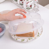 INOMATA日本进口菜罩防尘盖微波炉加热盖碗盘罩冰箱保鲜盖