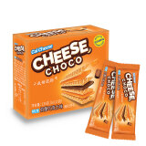 钙芝（Calcheese）巧克力奶酪味威化饼干135克盒装 休闲零食早餐食品小吃轻食 