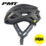 PMTMIPS典雅骑行头盔男女自行车轻量安全帽公路车山地车装备 黑色 M码（适合头围56-58cm）