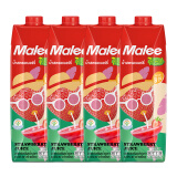 玛丽（MALEE）泰国进口果汁饮料 草莓汁复合果汁大瓶餐饮聚会饮品1L*4瓶