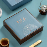 宣彩 茶饼收纳盒普洱茶茶饼盒357g茶饼礼盒空盒福鼎白茶包装盒空礼盒 茶趣典藏-普洱茶-蓝色饼盒