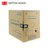 日线（NISSEN） nipponseisen日线六类非屏蔽千兆网线纯铜彩色监控机房 黑色(BK) 300米装
