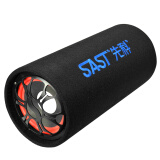 先科（SAST） 车载音响汽车低音炮 三用12V/24V/220V USB插卡有源重音箱大功率便携式 圆形 5英寸 蓝牙版