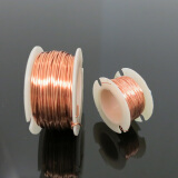 千水星0.2/0.5/1mm细漆包线DIY科技制作电路线模型细铜丝马达绕组铜线圈焊接线维修线 0.5mm（1卷10米）