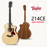 taylor泰勒 214 214e 210e 210ce 214ce 单板民谣吉他 电箱木 新款214