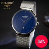 【京选尚品】西罗(cilore)韩版超薄潮流防水手表 休闲简约男女石英表