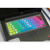 译嘉 戴尔DELL 键盘膜灵越14英寸燃7000 7460-R1725S适用译嘉笔记本电脑键盘保护膜 彩虹色