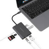 蓝盛type-c转usb/hdmi网线转换器macbook苹果电脑mac pro转接头usb-c