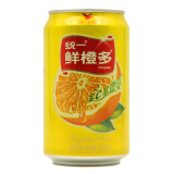 统一 鲜橙多(橙汁饮料)310ml/罐 10140