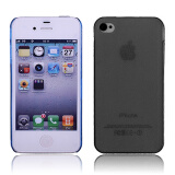 奥多金 轻薄磨砂手机保护壳套 适用于苹果iphone4 4S 磨砂黑色
