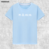 攀威醉民谣音乐人李志天空之城南京港岛妹妹歌词t恤短袖男女纯棉 浅