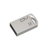OV 8GB USB2.0 U盘 U-coin 银色 金属耐用 精致迷你
