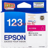 爱普生（EPSON）T123系列T1231-4墨盒 适用ME 700fw 80W/机型 T1233红色墨盒 墨盒