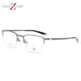 charmant/夏蒙眼镜框 z钛系列男款枪色半框z钛光学眼镜架 zt19860 gr