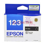 爱普生（EPSON）T123系列T1231-4墨盒 适用ME 700fw 80W/机型 T1231黑色墨盒 墨盒