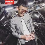 威廉爵驰防晒衣男士夏季新品情侣夹克男外套薄款牛仔修身快手红人同款