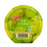 喜盈盈 果肉果冻 200g*8杯 什锦果肉水果味果冻布丁 葡萄果肉水果味