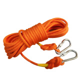 先锋连 钢丝内芯缓降安全绳索登山攀岩户外训练绳索 40米带双钩