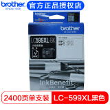 兄弟（brother） LC599XL/595XL 原装墨盒 MFCJ3720/3520/J2510 LC599XL黑色约2400页（不适用J2510）