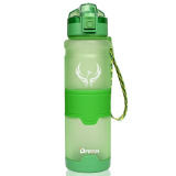 DFIFAN运动水杯大容量塑料杯子男女户外骑行健身水壶便携水瓶学生随手杯 绿色（磨砂款） 1000ml