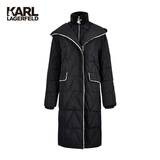 karl lagerfeld 卡尔拉格斐 老佛爷羽绒服 2018冬季新款女士长款羽绒