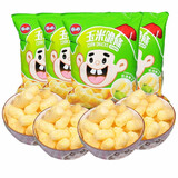 中国台湾乖乖玉米脆条弯脆果52g*4袋奶油椰子味膨化零食小吃 休闲食品