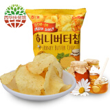 【西华扶贫馆】韩国进口零食品 海太蜂蜜黄油薯片60g*3袋 土豪土豆