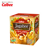 【酱油味】calbee/卡乐比/卡乐b jagabee 日本薯条三兄弟90g/盒