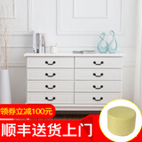 白色美式斗柜