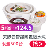 天际(tonze dgd16-16aig智能隔水炖锅陶瓷电炖锅煮粥煲汤锅bb煲粥盅