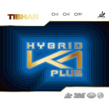 挺拔TIBHAR HYBRID混动K1系列粘性内能乒乓球拍胶皮套胶 蓝K1 PLUS 红色MAX