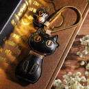 大英博物馆钥匙扣挂件安德森猫pu包包挂件挂饰生日母亲节520情人节礼物 pu萌猫挂件钥匙扣