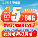 中国移动流量卡5元低月租本地全国通用5G长期套餐高速手机卡电话卡学生纯上网大王卡