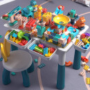 星涯优品儿童玩具积木桌大颗粒多功能游戏学习桌拼装男女孩六一儿童节礼物