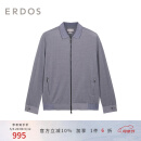 ERDOS【商场同款】 春夏小翻领轻薄时尚舒适长袖男开衫 藏蓝 180/100A/XL