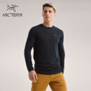 ARC’TERYX始祖鸟 IONIA MERINO WOOL LS 透气 男子 羊毛长袖T恤 Black/黑色 L