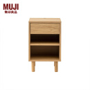 无印良品（MUJI） 木制边柜 OA/WN 白橡木风格/黑胡桃风格 现代简约置物储物 OA 长35*宽43*高56cm
