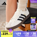 adidas预售「T头鞋」VL COURT休闲板鞋德训鞋男女阿迪达斯轻运动 白色/黑色/树脂黄 37