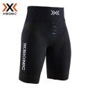 XBIONIC全新4.0女款新效能二代运动短裤马拉松越野跑步运动压缩裤 猫眼黑/极地白 L